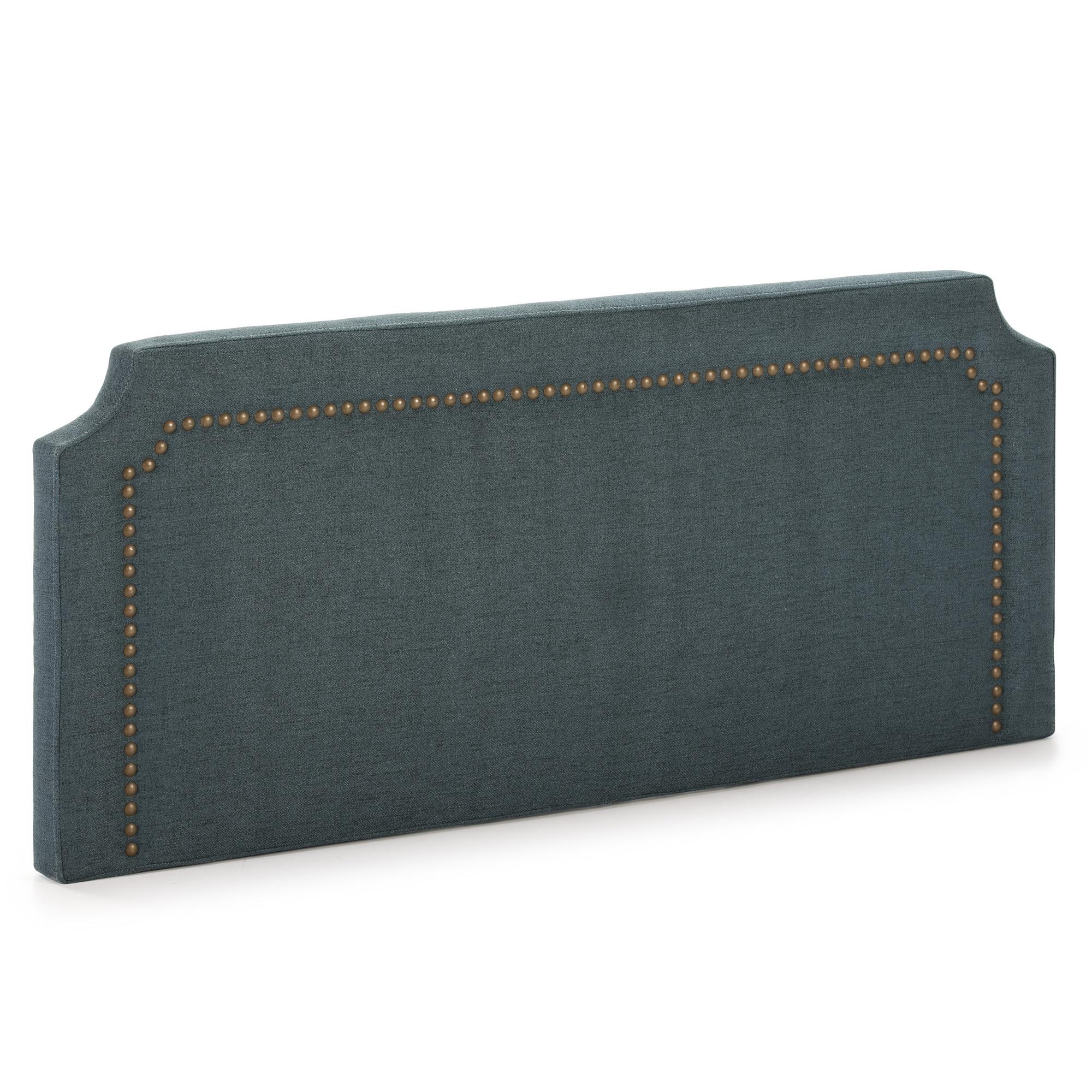 KOPFTEIL 140x60 cm Leonor Blau - Blau, Textil (8/60/140cm) - VS Venta-stock