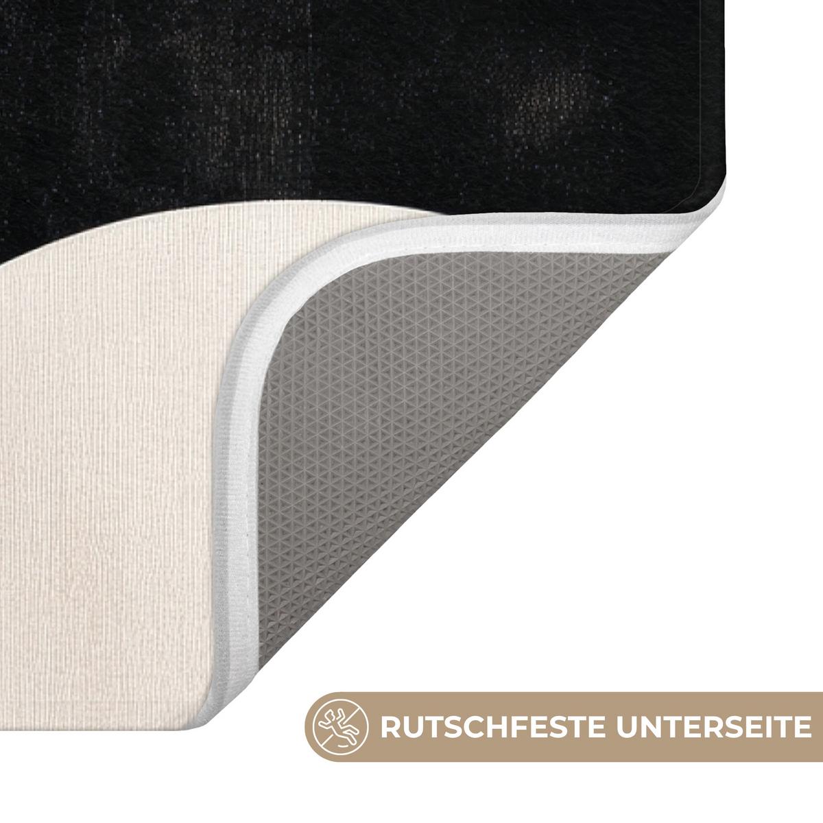 WC-VORLEGER Abstrakt - Japandi - Beige - Modern WC Teppich 50x80 cm - Beige, Textil (50/1cm) - OnlyWow