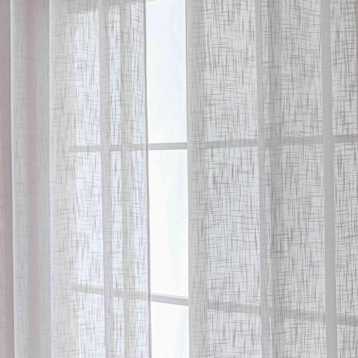VORHANG 2ER SET SEOUL HxB 245x140 cm Grau - Grau, Textil (60/245cm) - Gardinenbox