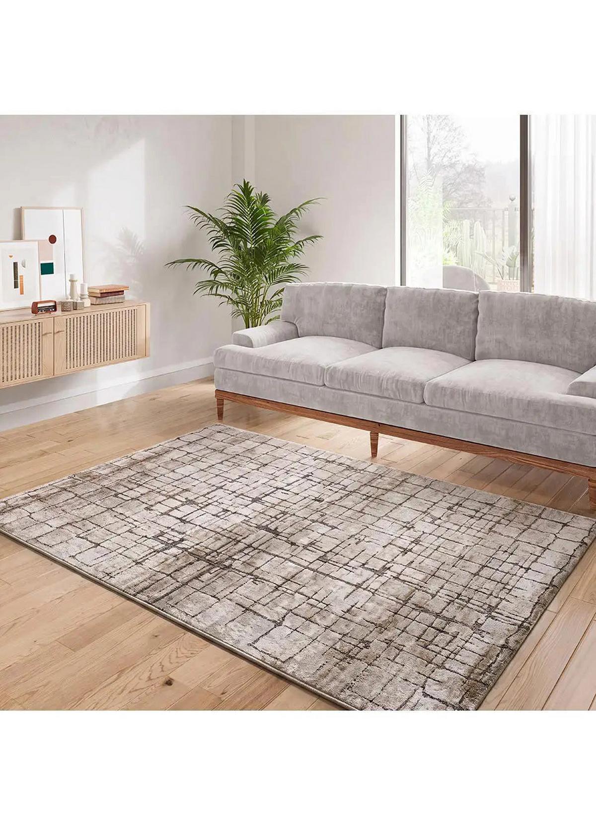 KURZFLORTEPPICH Creme / Braun Ceres 160/235 cm - Creme, Textil (160/235cm) - Atticgo