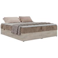 BOXBETT NORDIC ZERO 160/200 - Braun Cord - Topper T25 - H3 - Schwarz/Braun, Kunststoff/Textil (160/200cm) - MKS