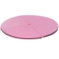 TANZSTANGENMATTE, Ø 150cm Stangentanz Schutzmatte, 5 cm dick Pole Dance Matte - Rosa, Kunststoff (150/150cm) - HOMCOM