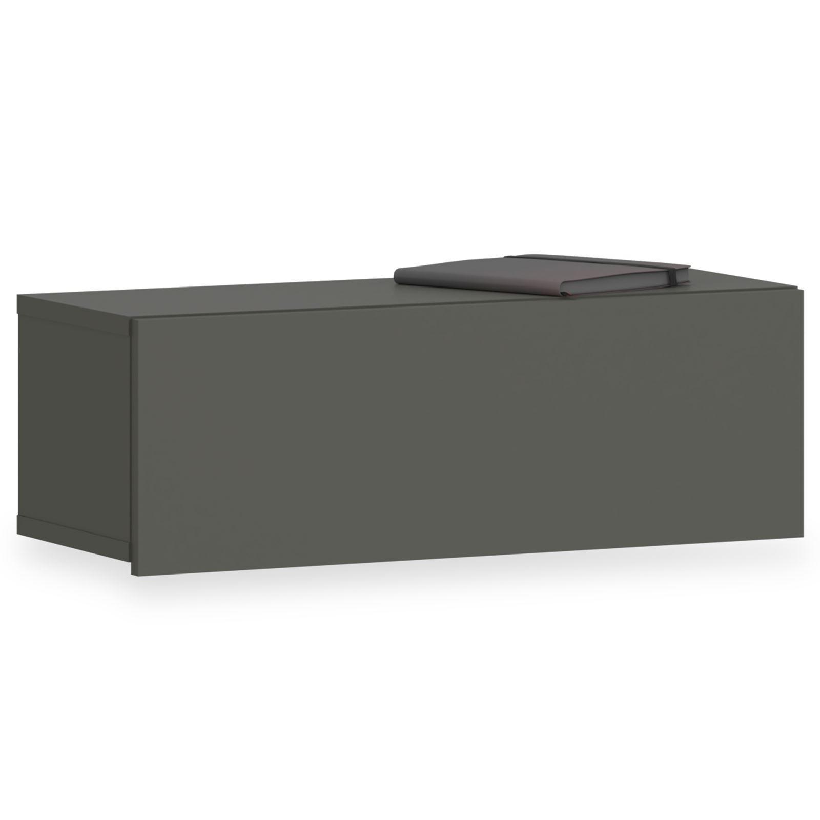 HÄNGENDER NACHTTISCH NANI - Grau, Holzwerkstoff (60/21/27cm) - IDIMEX