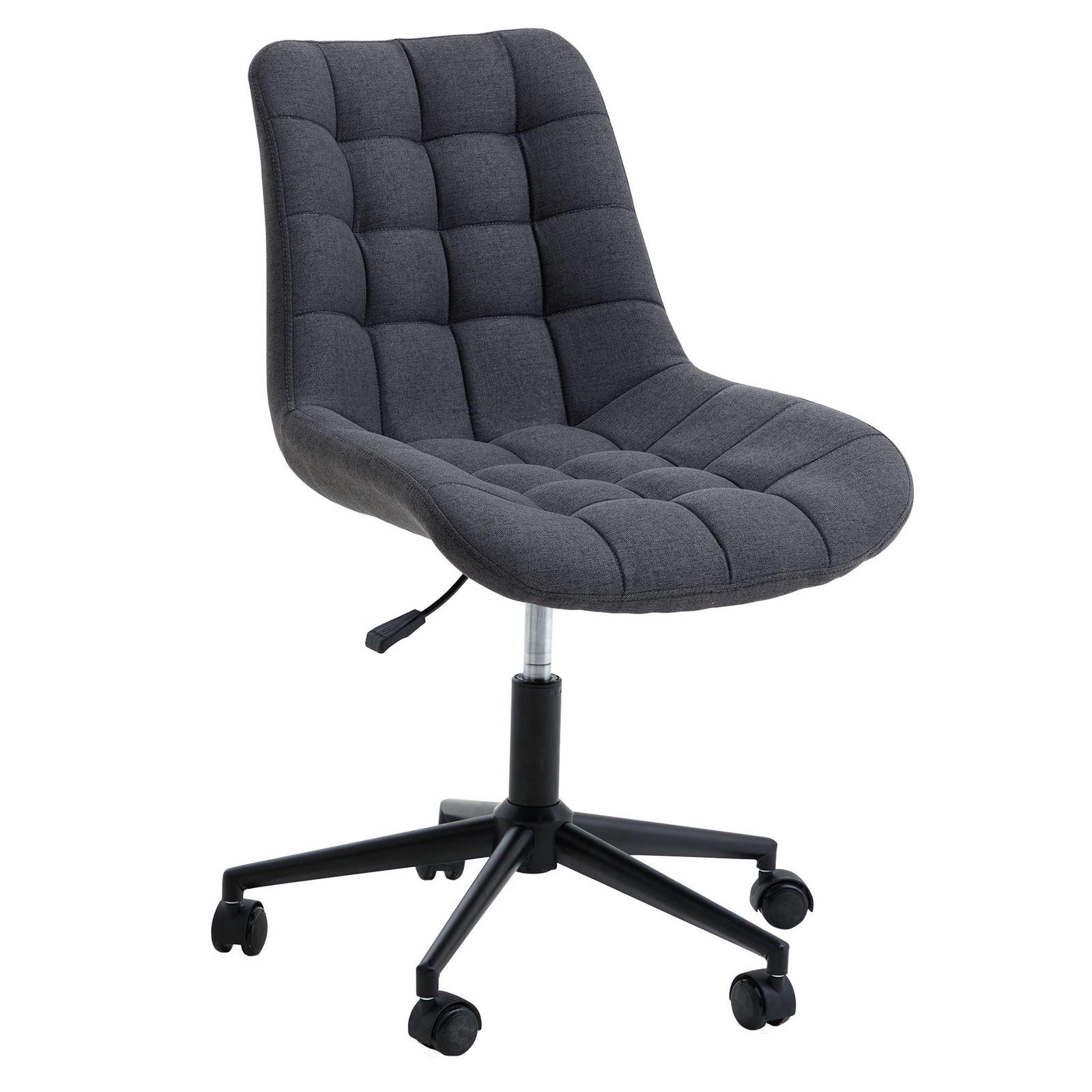 DREHSTUHL TALIA dunkelgrau - Dunkelgrau, Textil (53/89/61cm) - IDIMEX