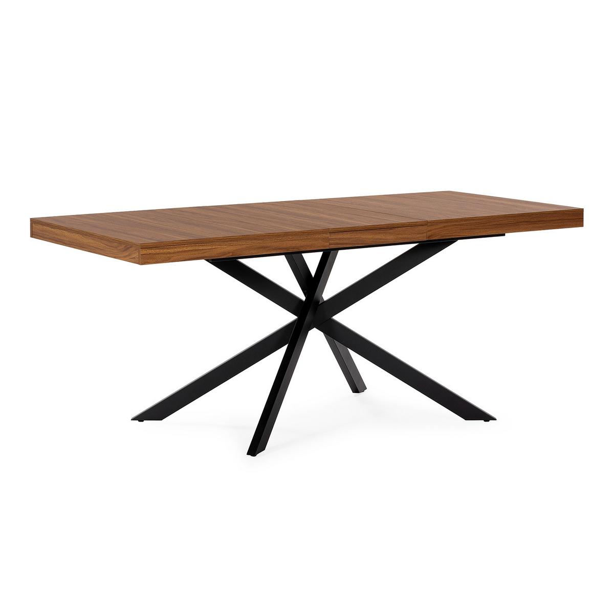 ESSTISCH Palermo Walnuss-Optik, 140-180 cm - Walnussfarben, Holzwerkstoff (80/140/75cm) - VS Venta-stock