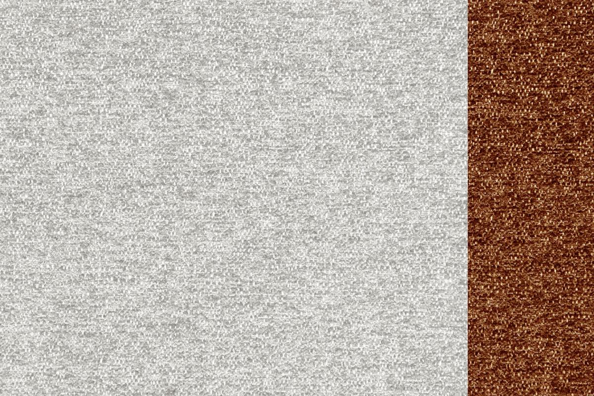 SOFA SALVINI 3-Sitzer, weiß - Schwarz/Weiß, Holzwerkstoff/Textil (176/88/99cm) - Wozimo