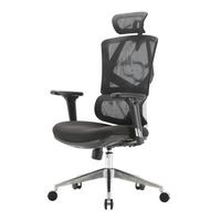BÜROSTUHL Schwarz - Schwarz, Textil (66/136/95cm) - SIHOO