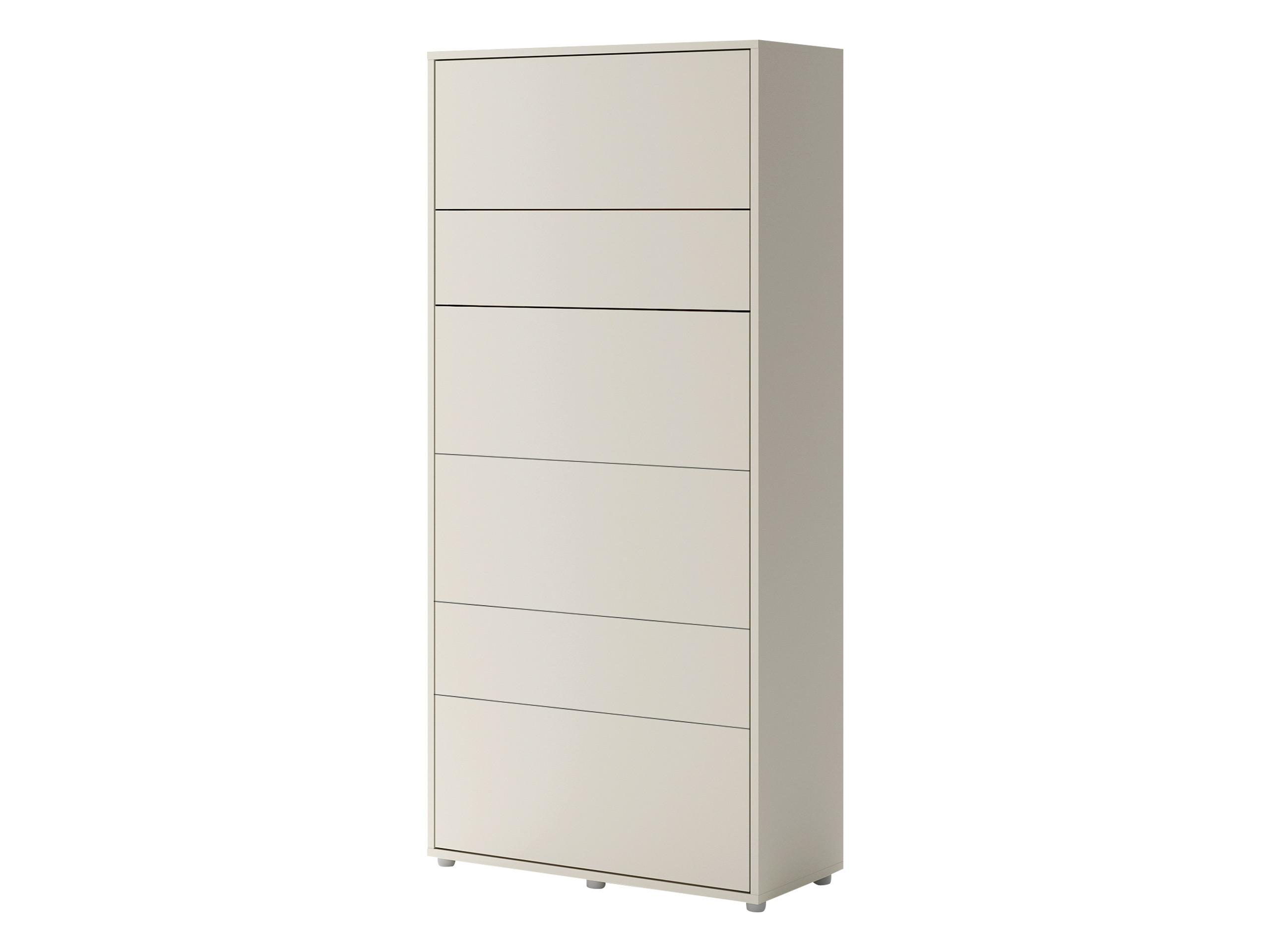SCHRANKBETT Bed-Concept BC-03 90x200 - Kaschmir/Grau, Holz/Holzwerkstoff (90/200cm) - MIRJAN24