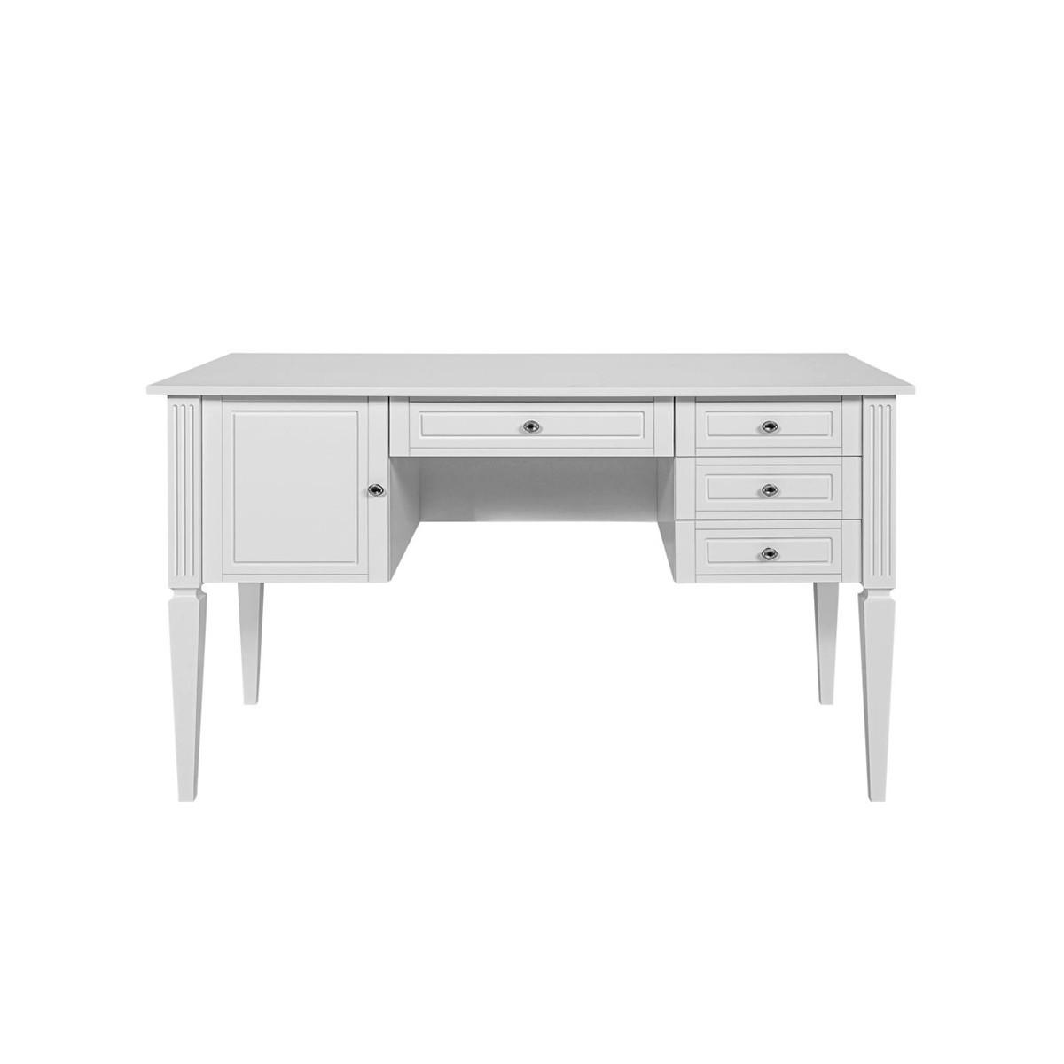 SCHREIBTISCH Ines Weiß - Weiß, Holzwerkstoff (60/132/78cm) - Petits-meubles