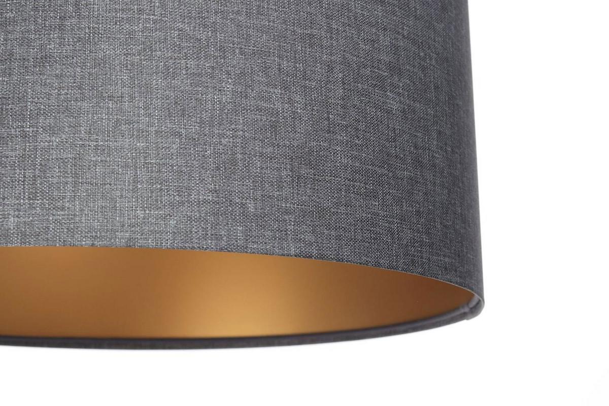 HÄNGELEUCHTE Grau 50/30 cm - Goldfarben/Grau, Kunststoff (50/0.6/30cm) - ONZENO