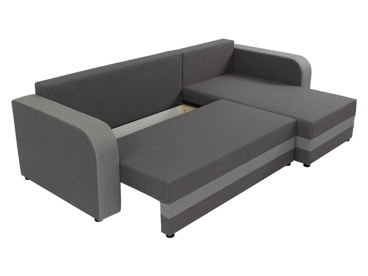 ECKSOFA Hewlet Bis - Beige/Schwarz, Holz/Kunststoff (237/139cm) - MIRJAN24