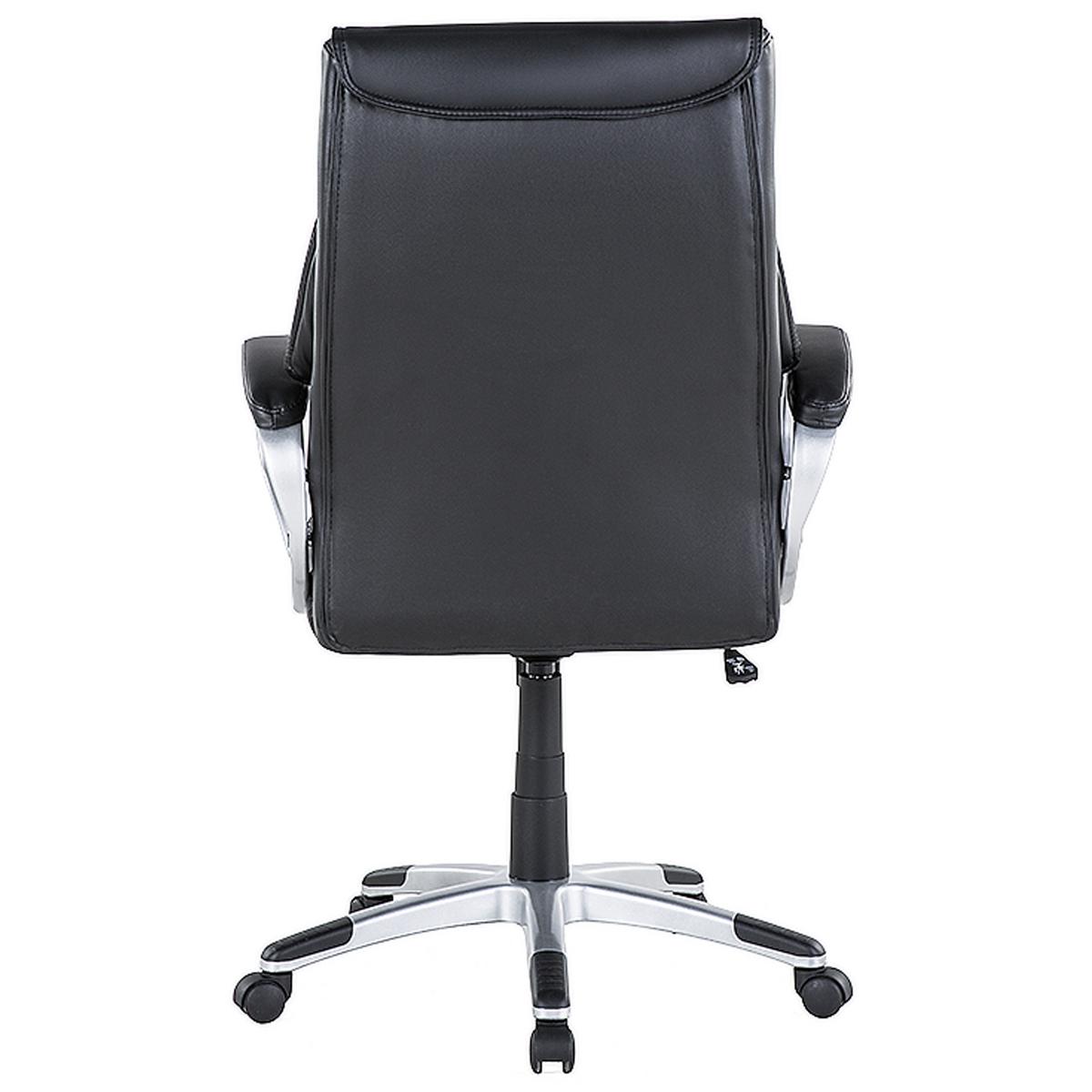 BÜROSTUHL Kunstleder Schwarz Triumph - Schwarz, Kunststoff/Textil (68/111/68cm) - Beliani