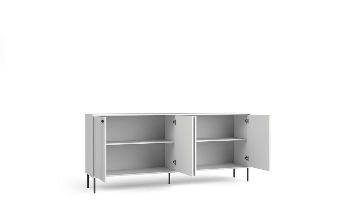 KOMMODE Grau 207/89/41 - Grau, Holzwerkstoff (207/89/41cm) - RAUMHIRSCH FURNITURE