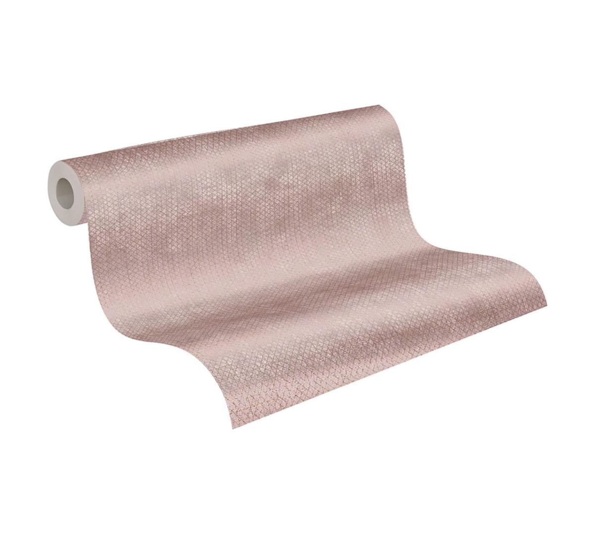 VLIESTAPETE Rosa 53/1005 cm - Pink, Textil (53/1cm) - KUNSTLOFT