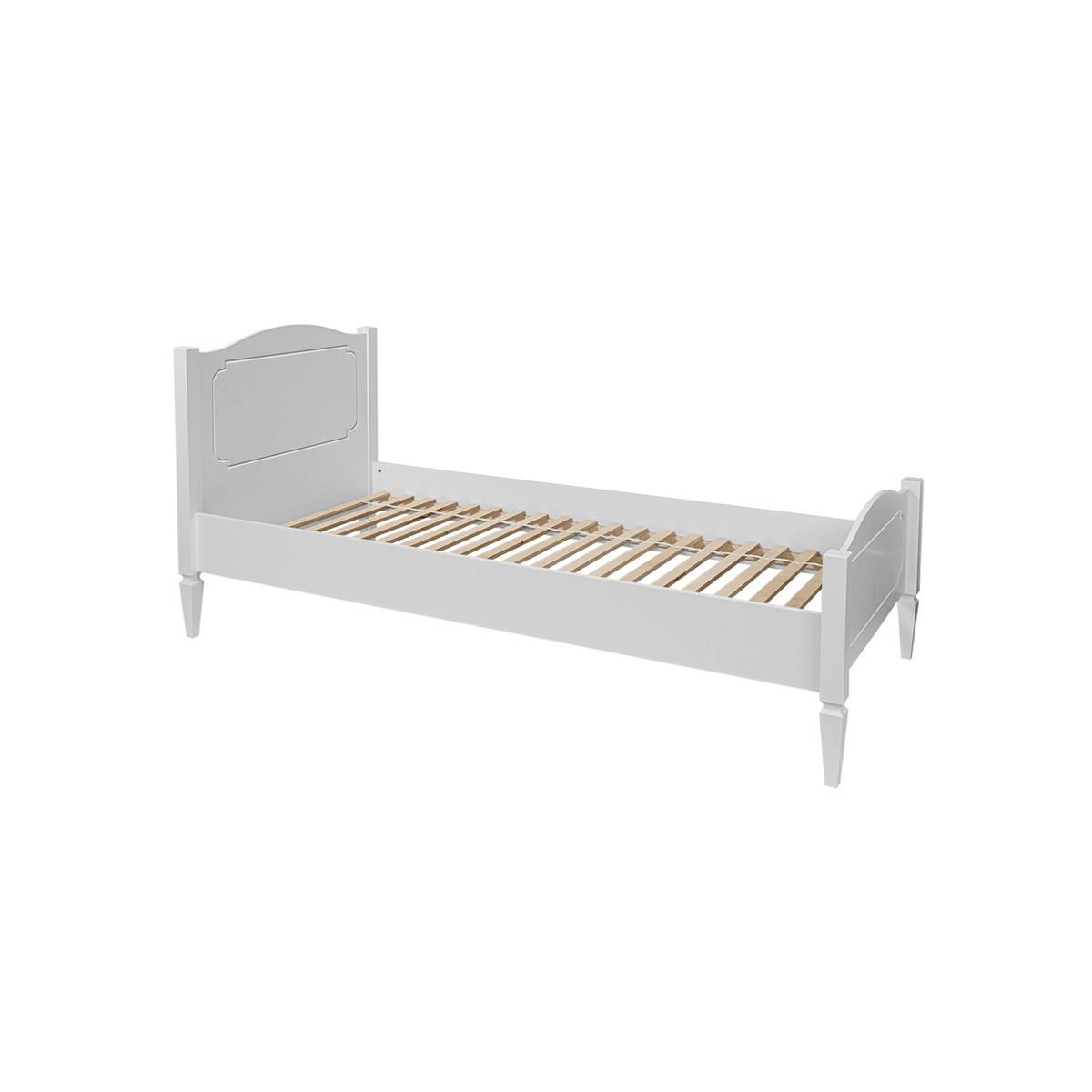 BETT 90/200 Royal Weiß - Weiß, Holzwerkstoff (90/200cm) - Petits-meubles