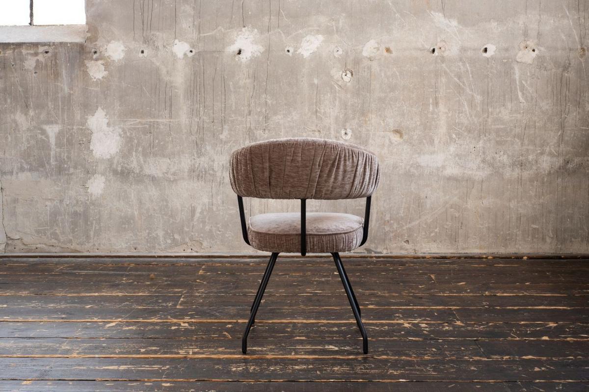 ESSZIMMERSTUHL RUNA Braun Webstoff (1er-Set) - Hellbraun/Braun, Kunststoff/Textil (60/82/59cm) - KAWOLA