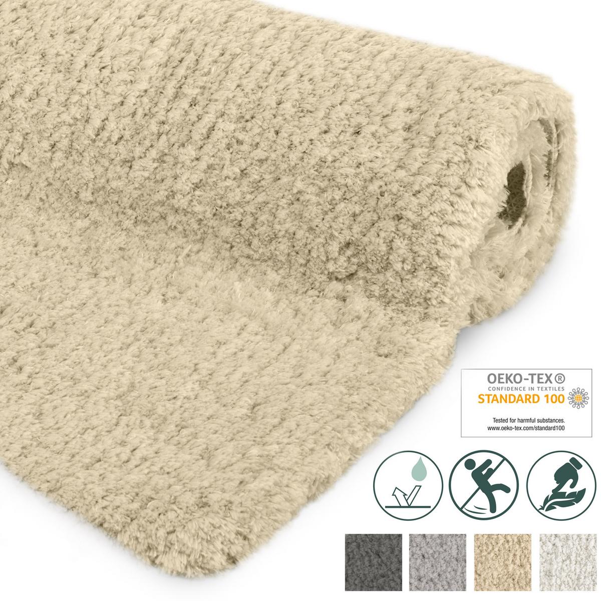 VORLEGER MATTE BeauMare FL 70/120 cm Natur - Naturfarben, Textil (70/120cm) - Beautissu 