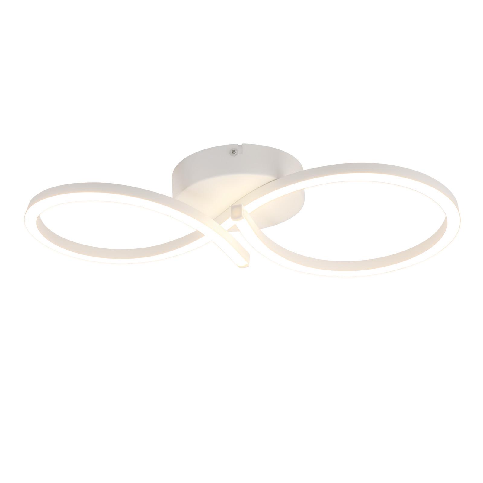 LED-DECKENLEUCHTE Malling 45/19/8 cm - Weiß, Metall (19/45/8cm) - Nettlife