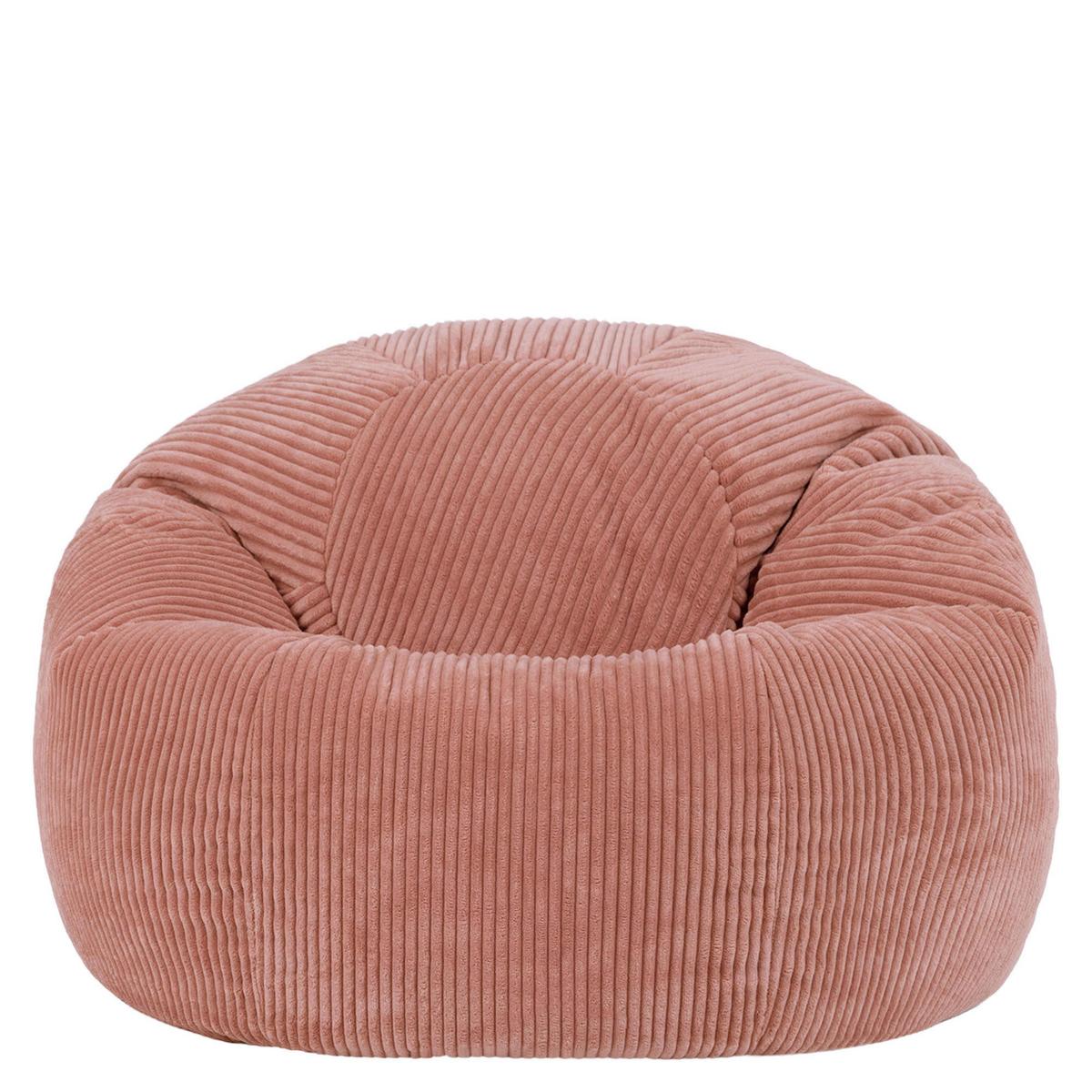 SITZSACK Klassisch Kingston, Cord - Pink, Textil (85/50/85cm) - icon