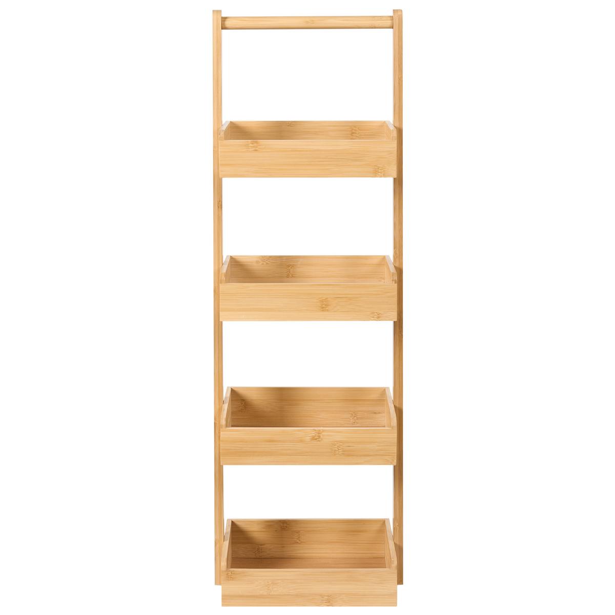 REGAL Heller Holzfarbton Vaupes - Hellbraun, Holz (28/87/18cm) - Beliani