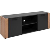 TV-ELEMENT Cento 56A Anthrazit - Anthrazit, Holzwerkstoff/Kunststoff (47.5/138/34.5cm) - Calicosy
