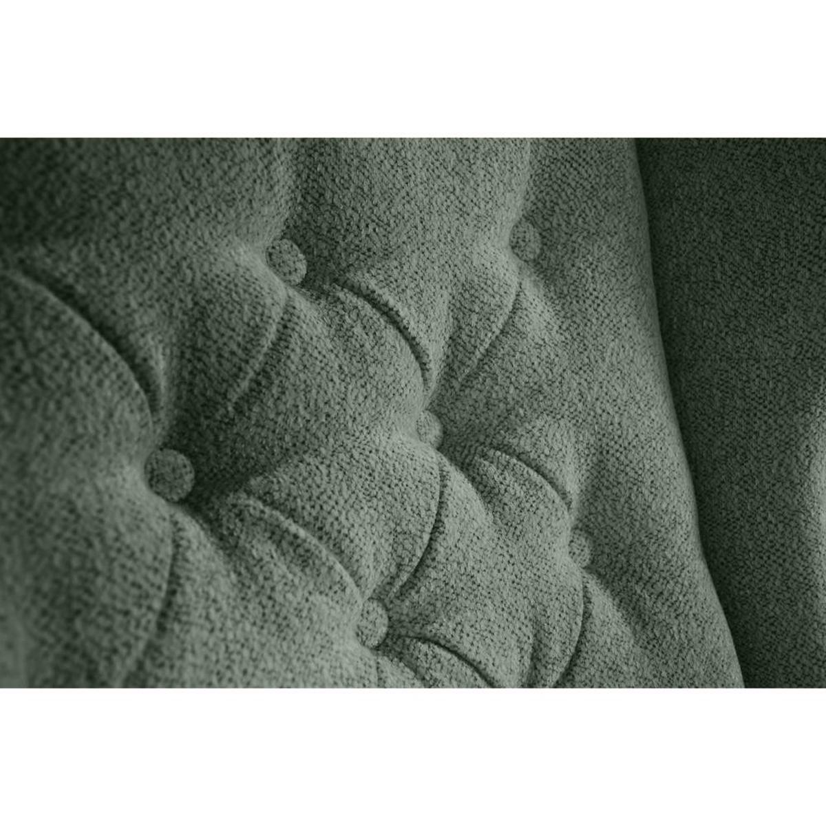 CHESTERFIELD-SESSEL Falco grün mit Wenge Holzbeinen - Waldgrün, Holz/Textil (82/102/92cm) - Beautysofa