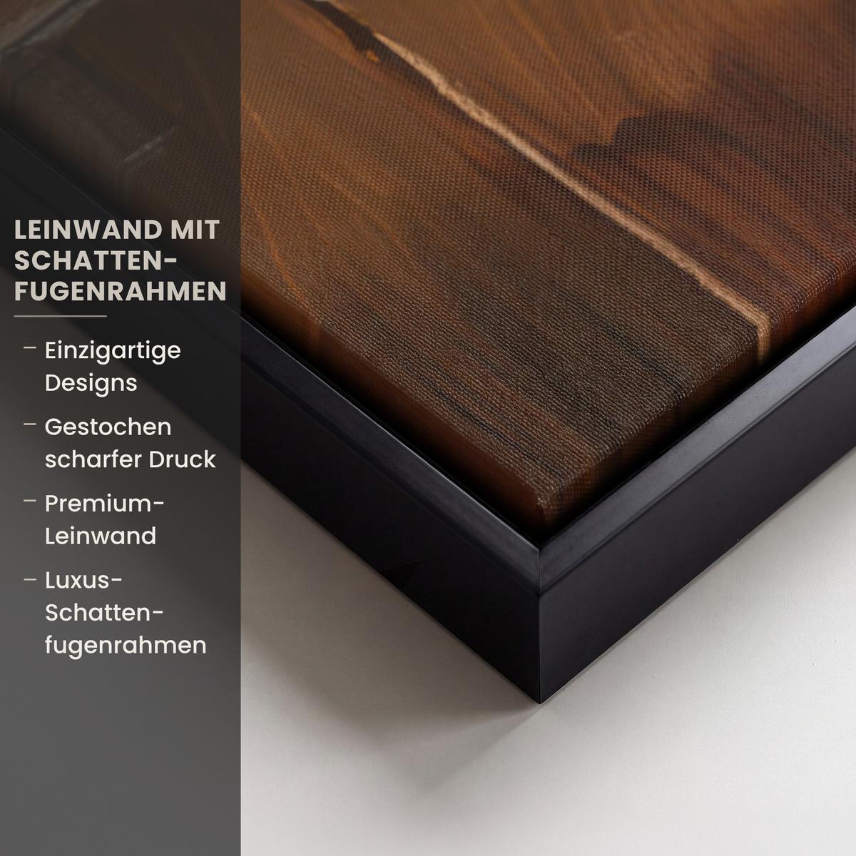 LEINWAND Bilder mit Rahmen - Stilleben - Kräuter - Gewürze - Früchte - Farbenfroh - 90x90 - Grün, Textil (90/90cm) - MuchoWow