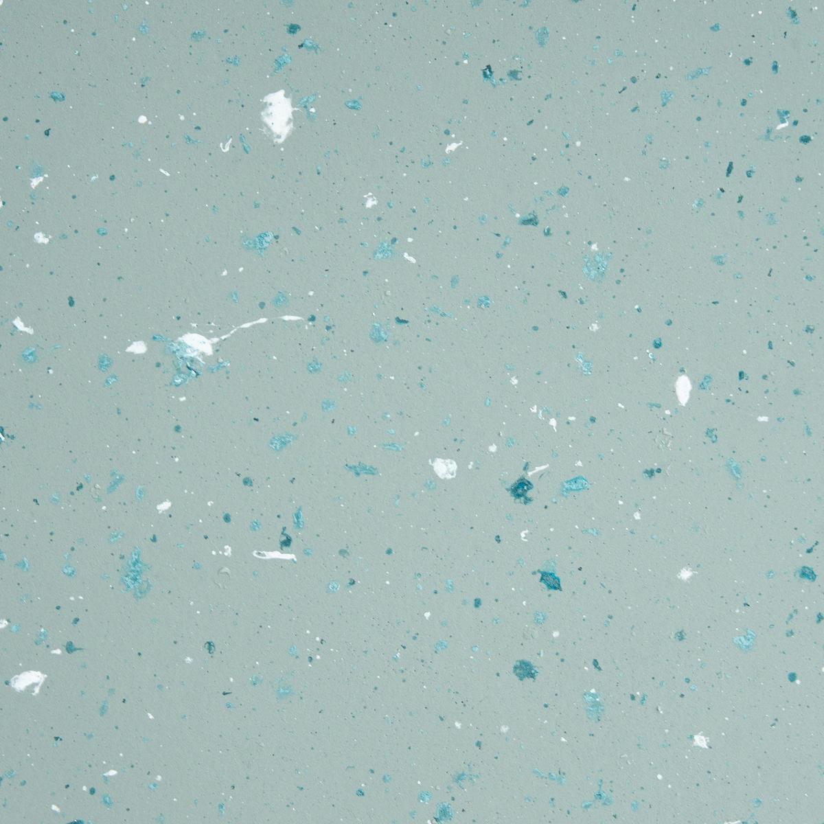 BEISTELLTISCH 45/45 cm Terrazzo Optik Terrazzo Grün Mincio - Grün, Keramik (45/45/52cm) - Beliani