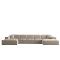 WOHNLANDSCHAFT Celes Premium Xl Opera - Beige, Holzwerkstoff/Textil (462/73/165cm) - Fun Möbel