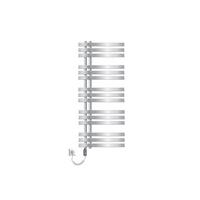 BADHEIZKÖRPER elektrisch Iron EM 500x1200 mm Chrome mit Heizstab 900W - Chromfarben, Metall (50/120/3cm) - LuxeBath