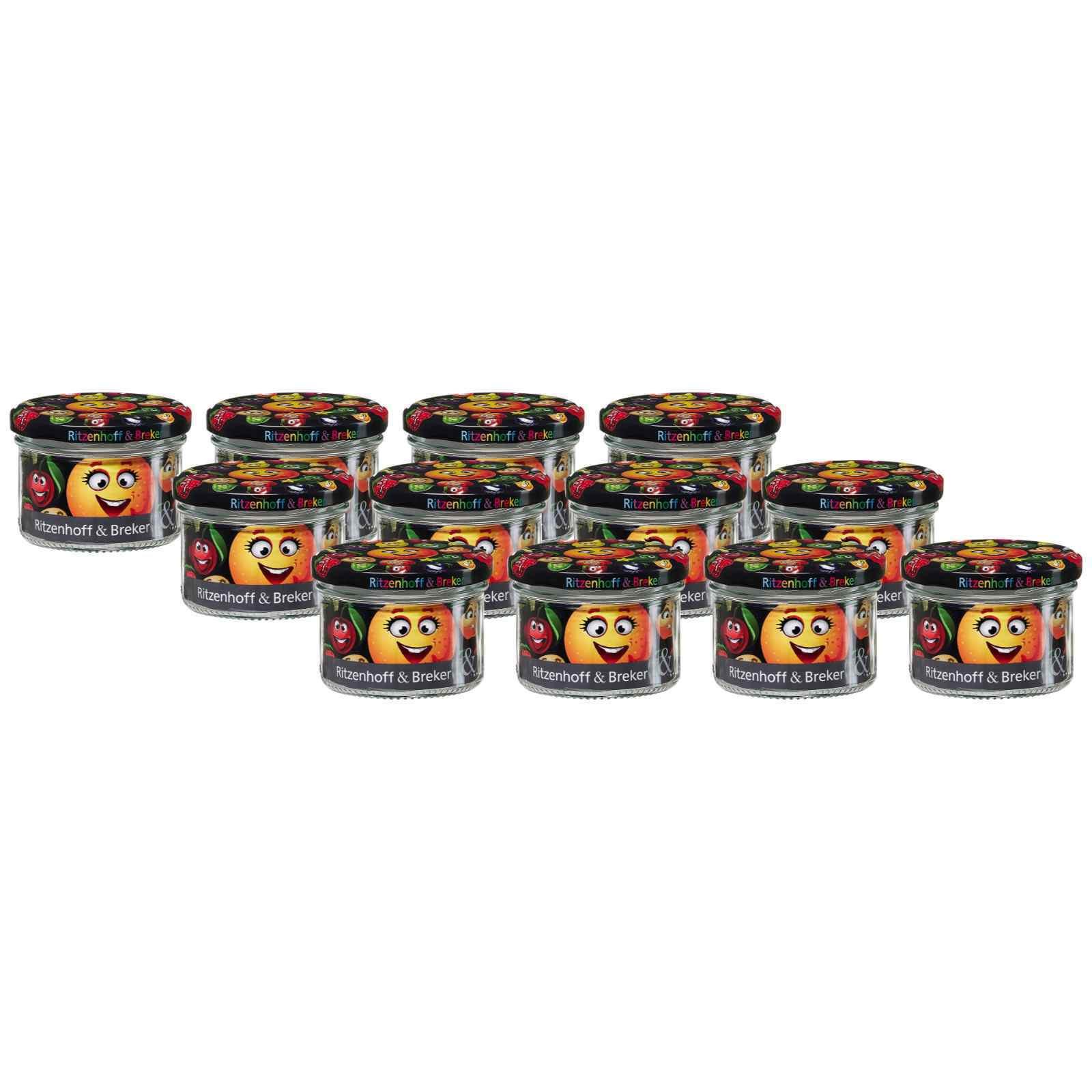 VORRATSGLÄSER Smile transparent 230 ml 12er Set - Transparent, Glas (8/6/8cm) - Ritzenhoff Breker