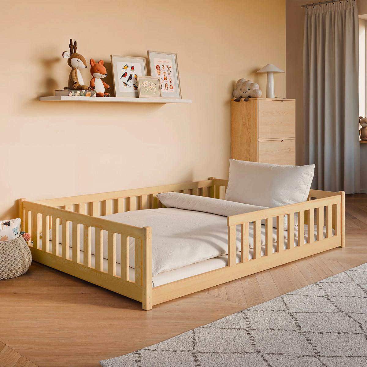 BETT 140/200 Maya Holz - Braun, Holz (140/200cm) - Petits-meubles