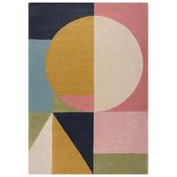 WOLLTEPPICH DEBEN, geometrisch, Strahlend-Bunt, 200 x 290 cm - Multicolor, Textil (290/200cm) - KADIMA DESIGN