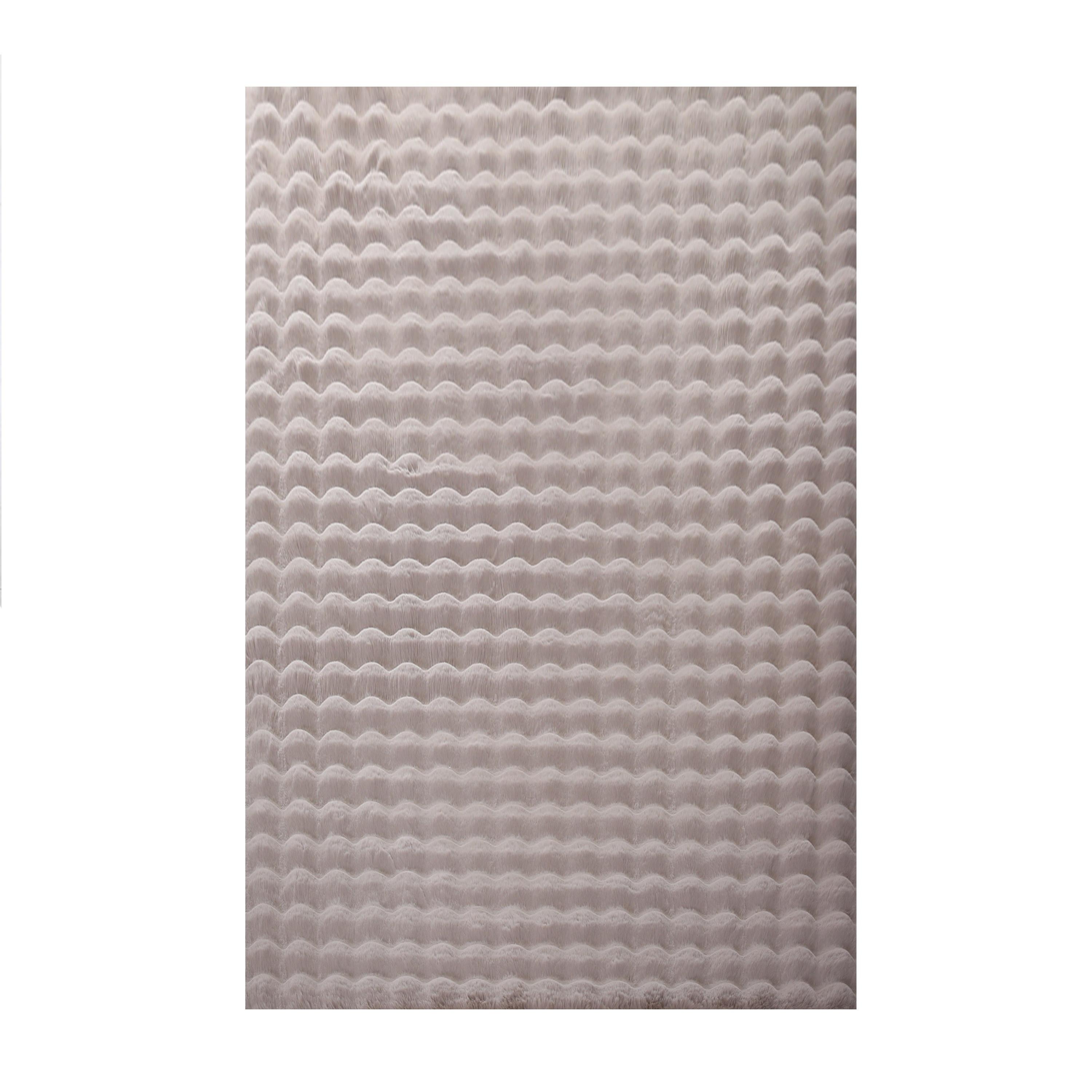 HOCHFLORTEPPICH Waschbar NAUDERS, einfarbig, Beige, 120 x 170 cm - Beige, Textil (170/120cm) - KADIMA DESIGN