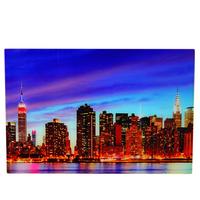 GLASBILD NEW YORK Multicolor - Multicolor, Glas (60/40cm) - MCW