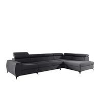 ECKSOFA Toronto Xl - Dunkelgrau, Holzwerkstoff/Textil (340/200cm) - Fun Möbel