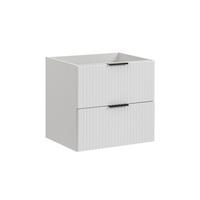 WASCHTISCHUNTERSCHRANK 60.2cm Adriel Weiß - Weiß, Holzwerkstoff (60.2/57/46cm) - Petits-meubles