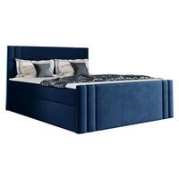 BOXBETT Carmen - H3 - Blau, Holz (160/200cm) - MIRJAN24