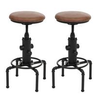 BARHOCKER Braun 2er-Set - Braun, Textil (45/85/45cm) - MCW