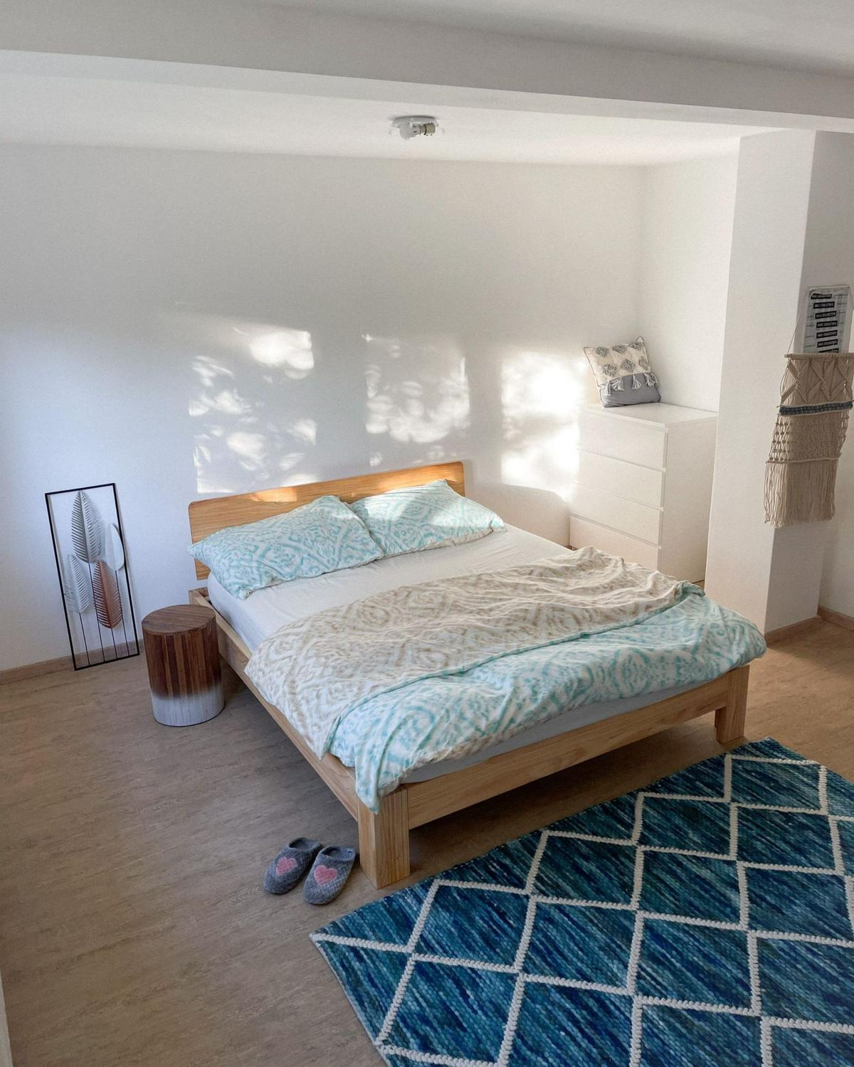 BETT mit Lattenrost 160/200 cm Heller Holzfarbton Royan - Hellbraun, Holz (160/200cm) - Beliani