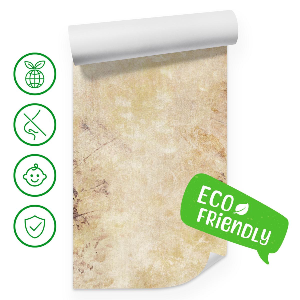 FOTOTAPETE Beton Abstraktion Retro Stil 300x210 - Beige/Braun, Papier (300/210cm) - Muralo