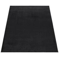 KURZFLORTEPPICH Waschbar, einfarbig, Schwarz, 160 x 220 cm - Schwarz, Textil (160/220cm) - KADIMA DESIGN