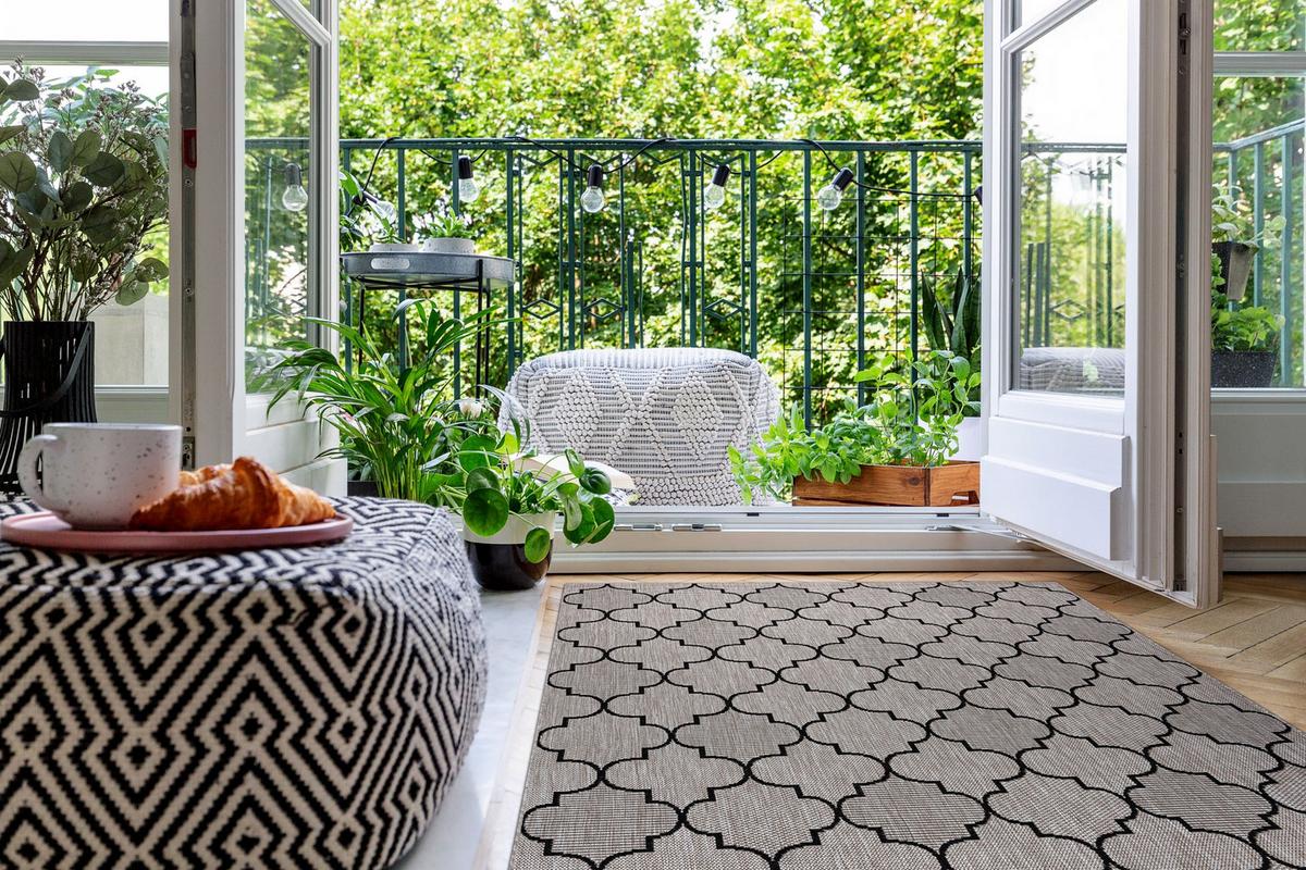TEPPICH Floorlux 80/150 cm - Grau, Textil (80/150cm) - rugsX