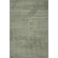 TEPPICH Kurzflor CETINA Geometrisch Polypropylen-Polyester Grün 200 x 290 cm - Grün, Textil (200/290cm) - KADIMA DESIGN