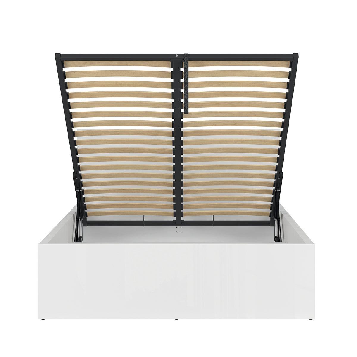 BOXBETT 140/200 Edwin Weiß - Weiß, Holzwerkstoff (140/200cm) - Petits-meubles