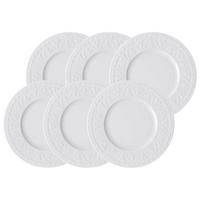 BROTTELLER Cellini weiß ø 18 cm 6er Set - Weiß, Keramik (18cm) - Villeroy & Boch