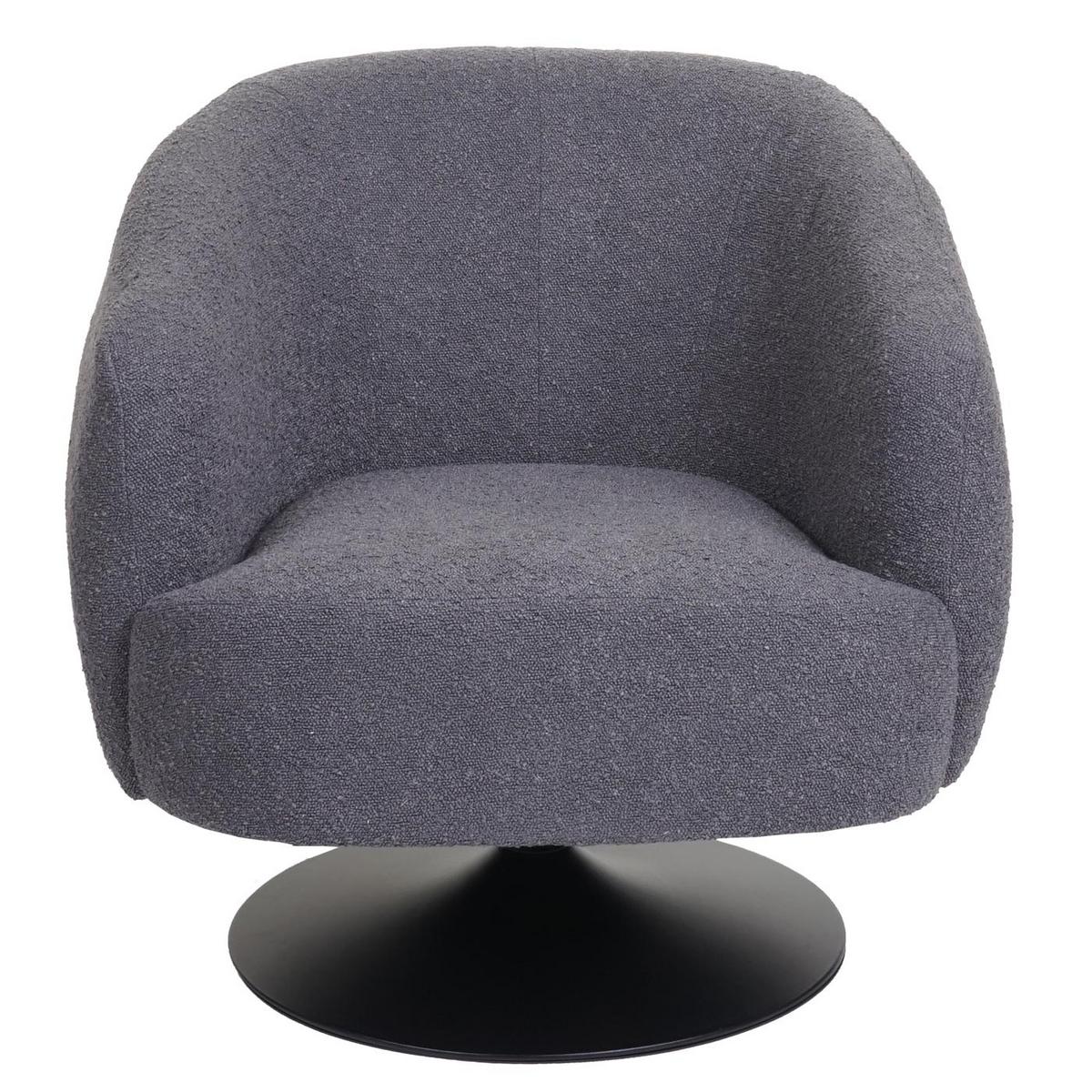 LOUNGE-SESSEL Grau - Grau, Textil (75/78/83cm) - MCW