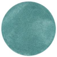HOCHFLOR SHAGGY TEPPICH PALACE RUND - Mintgrün, Textil (100/100cm) - Snapstyle
