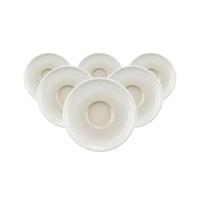 ESPRESSOUNTERTASSEN Sento Home Aura cream ø 12 cm 6er Set - Creme, Keramik (12cm) - Seltmann Weiden