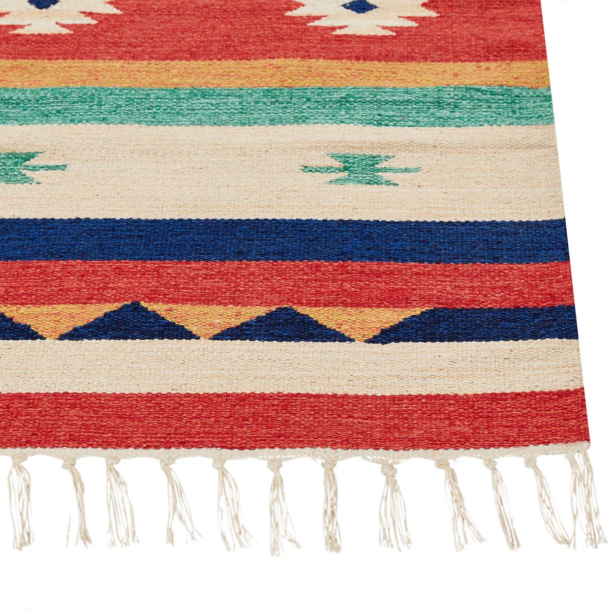 KELIM-TEPPICH Margara 200/140 cm - Multicolor, Textil (140/200cm) - Beliani